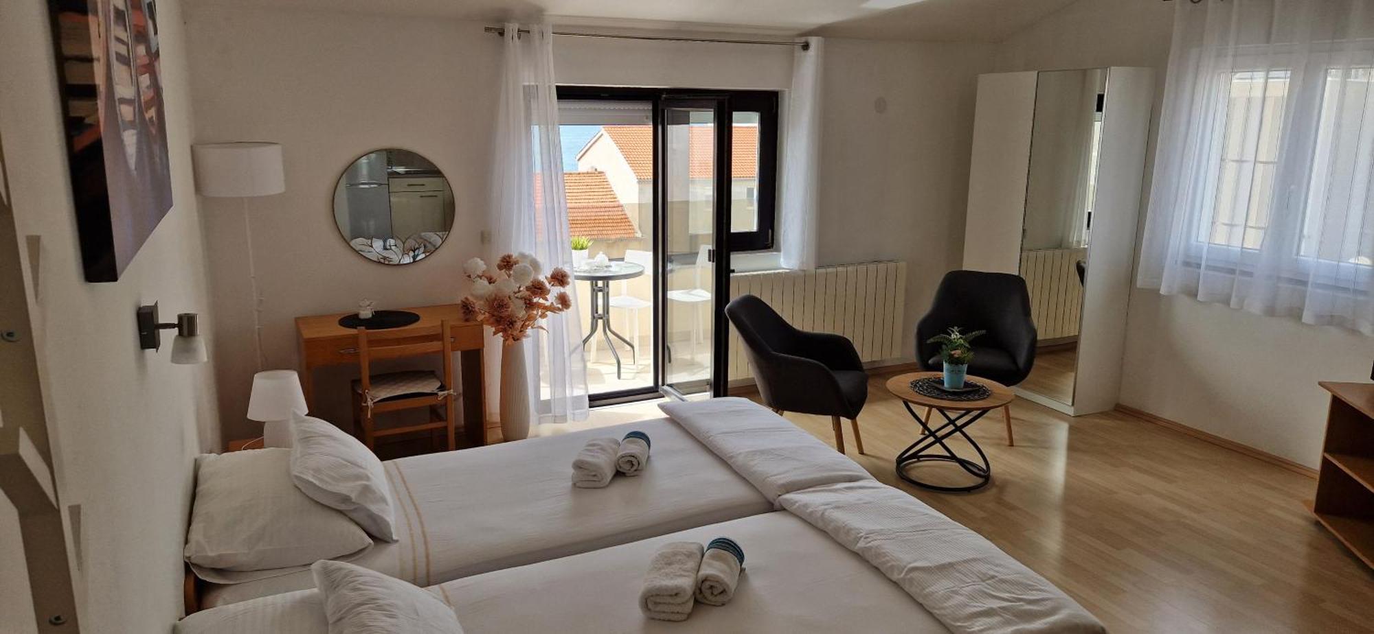 Apartmani Melia Zára Kültér fotó